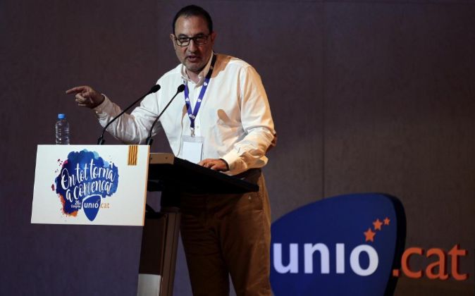 El secretario general de UDC, Ramon Espadaler, durante una...