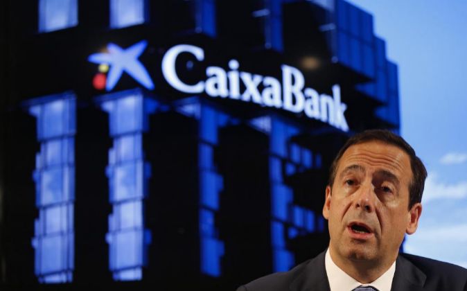 Gonzalo Gortázar, consejero delegado de CaixaBank, en la...