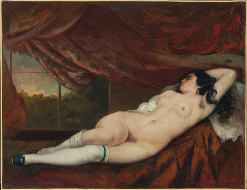 11.<strong> Mujer desnuda tumbada</strong>, 1862. Autor: Gustave...