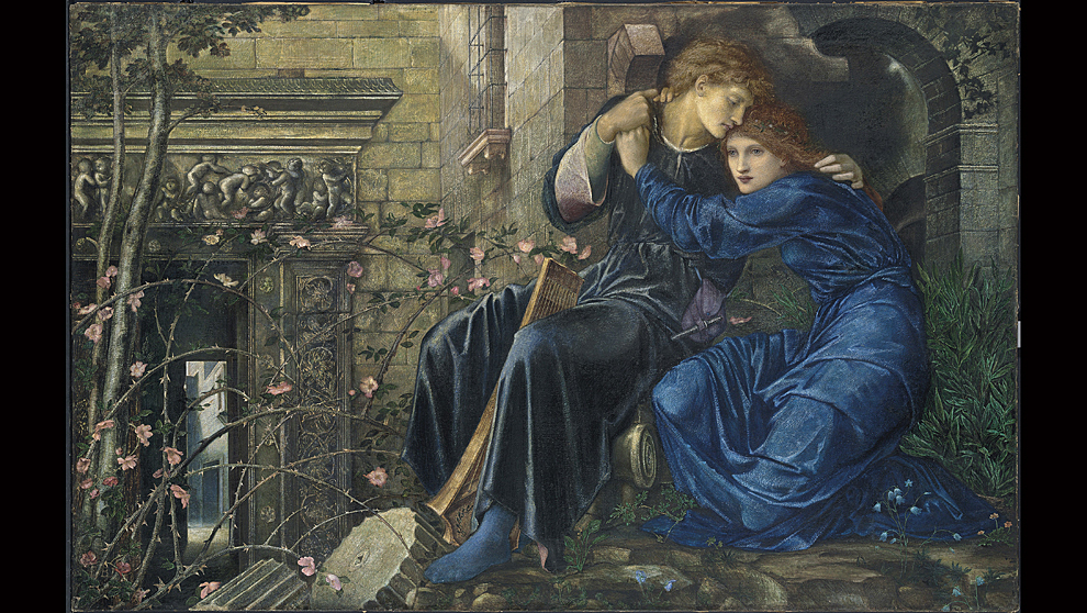 12. <strong>Amor entre las ruinas</strong>, 1873. Autor:  Sir Edward...