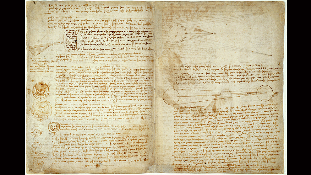 14. <strong>?Códice Hammer</strong>, 1508-1510. Autor:  Leonardo Da...
