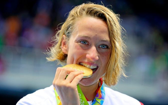 La nadadora Mireia Belmonte logró el primer oro para España en...