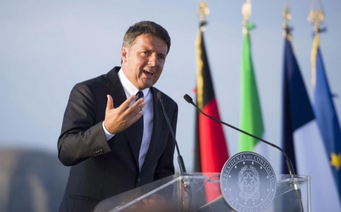 El primer ministro de Italia, Matteo Renzi.