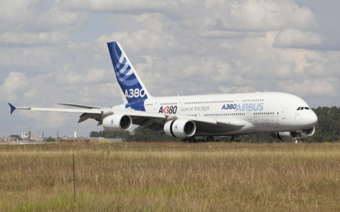 Un avión Airbus A380