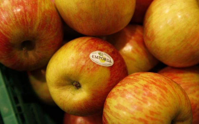 Manzanas producidas en Cataluña.
