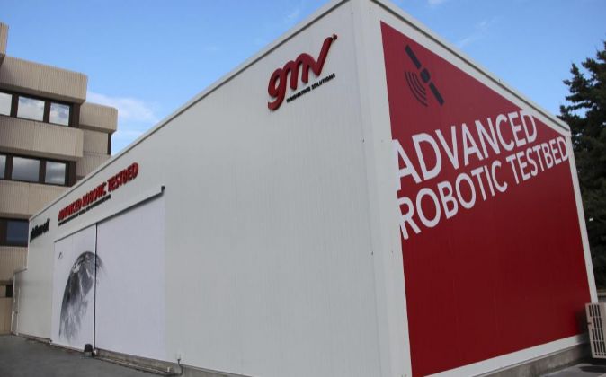 Laboratorio robótico de GMV en Madrid.