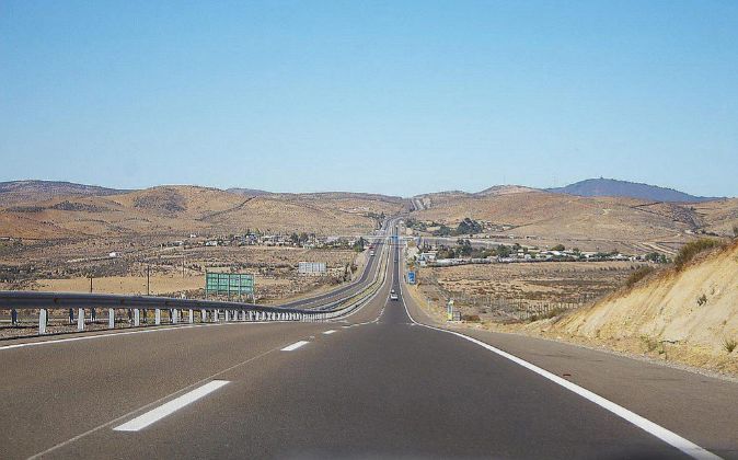 Autopista de Abertis entre Los Vilos y La Serene, en Chile.