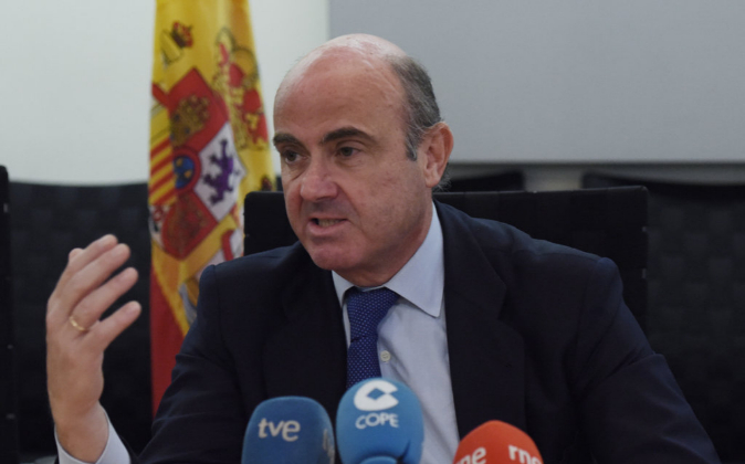 El ministro de Economía en funciones, Luis de Guindos.