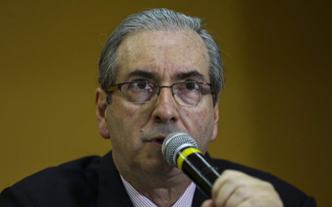 El expresidente de la Cámara baja de Brasil Eduardo Cunha.