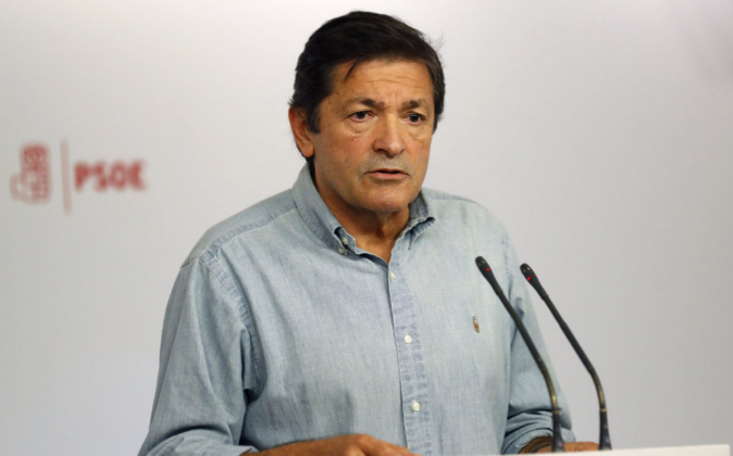 El presidente de la Comisión Gestora del PSOE, Javier Fernández.