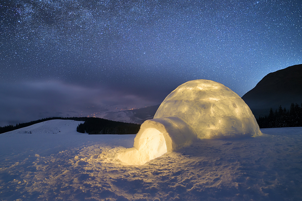 Los paisajes helados del rtico en Suecia son el patio de recreo de...