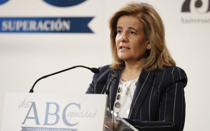 La ministra de Empleo y Seguridad Social Fátima Báñez.