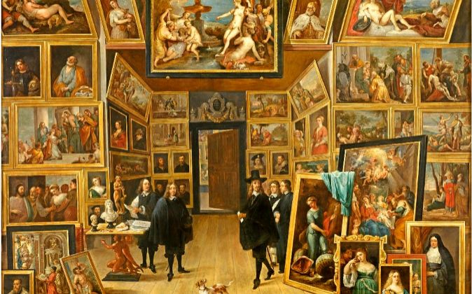 David Teniers II: 'El archiduque Leopoldo Guillermo en su...