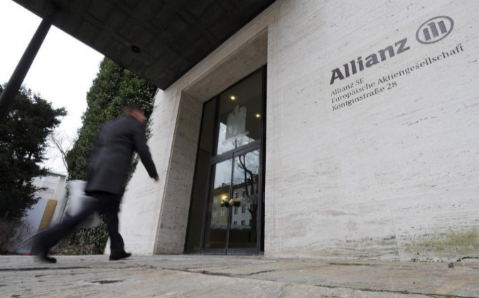 Oficina de la compañía de seguros Allianz SE en Múnich (Alemania).