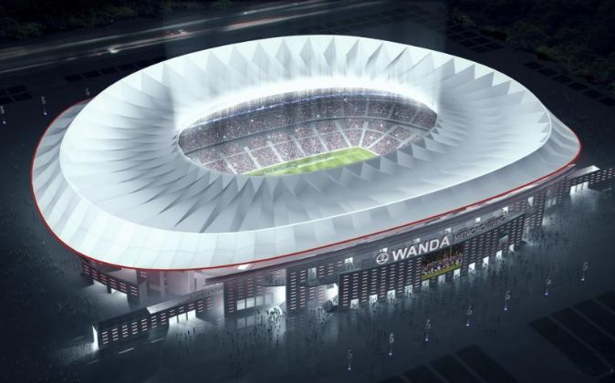 Recreación del nuevo estadio del Atlético.
