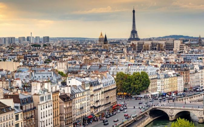 Vista panorámica de París