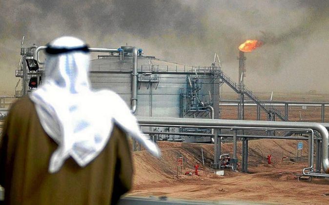 Refinería petrolífera de Arabia Saudí.