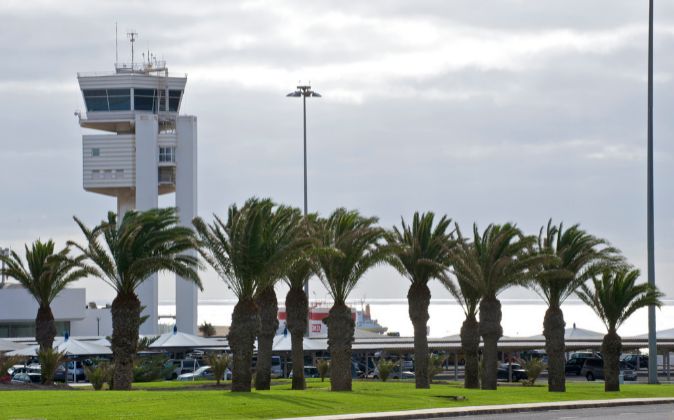 Imagen exterior del aeropuerto de Lanzarote