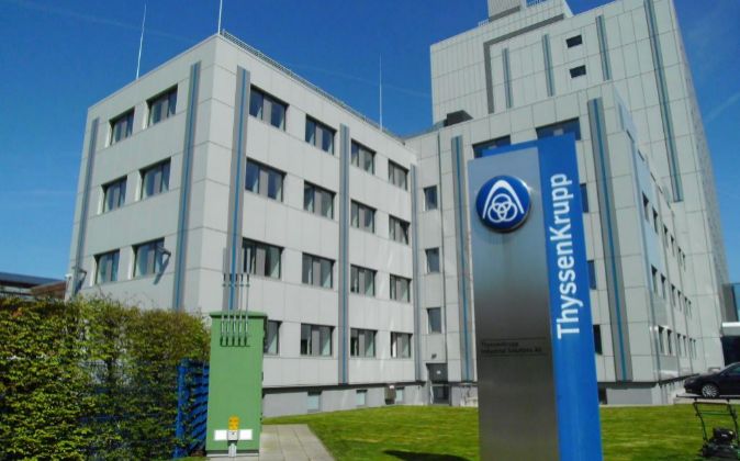 Oficinas de Thyssenkrupp en Beckum, Alemania.