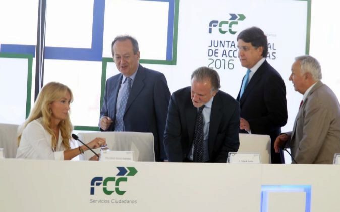 Junta de accionistas de FCC de junio de 2016.