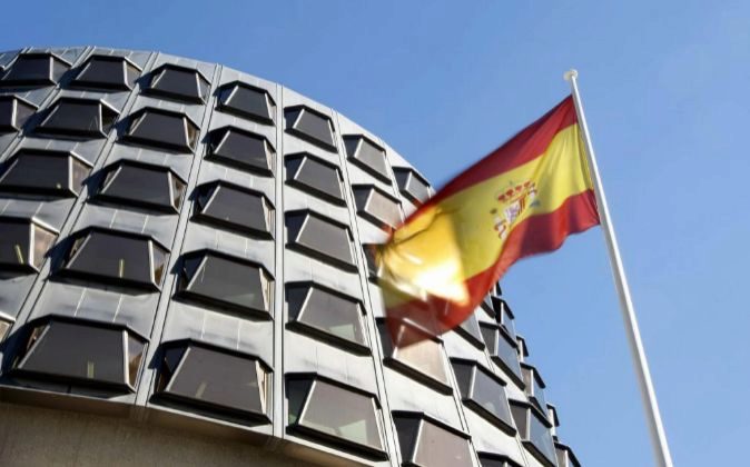 Fachada de la sede del Tribunal Constitucional, Madrid.