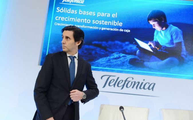 El presidente de Telefónica, José María Álvarez-Pallete