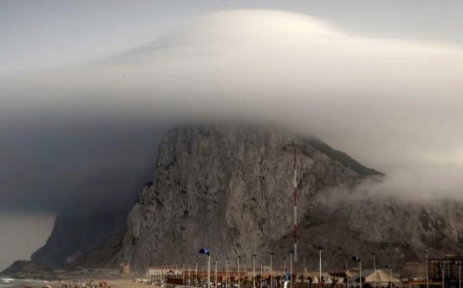 Vista general del peñón de Gibraltar.