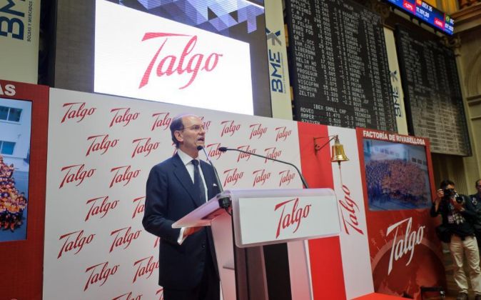 Salida a Bolsa de Talgo en 2015 con Carlos Palacio Oriol, su...