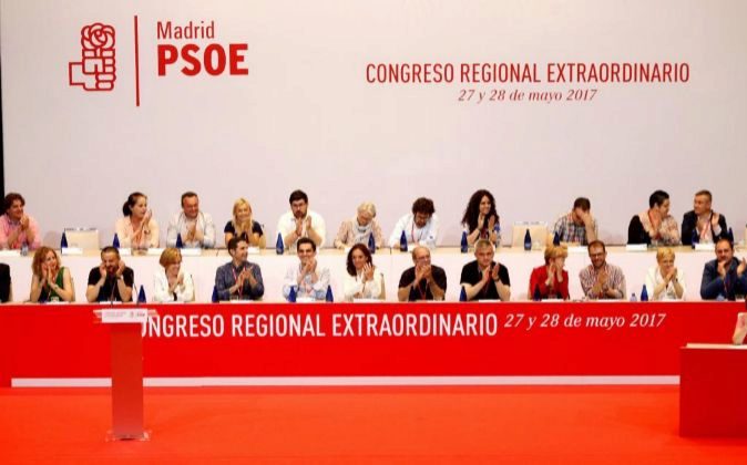 El Congreso Extraordinario del PSOE-M aprobó ayer la lista de los 80...