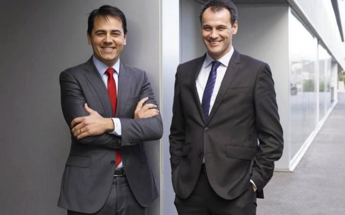 Los fundadores de la empresa, Miquel Àngel Bonachera y Sergi...