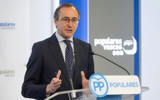 Alfonso Alonso, presidente del PP vasco