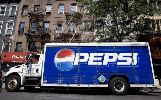 Camión de reparto de Pepsi.