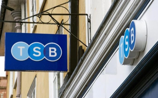 Oficina de TSB (Banco Sabadell) en Reino Unido.