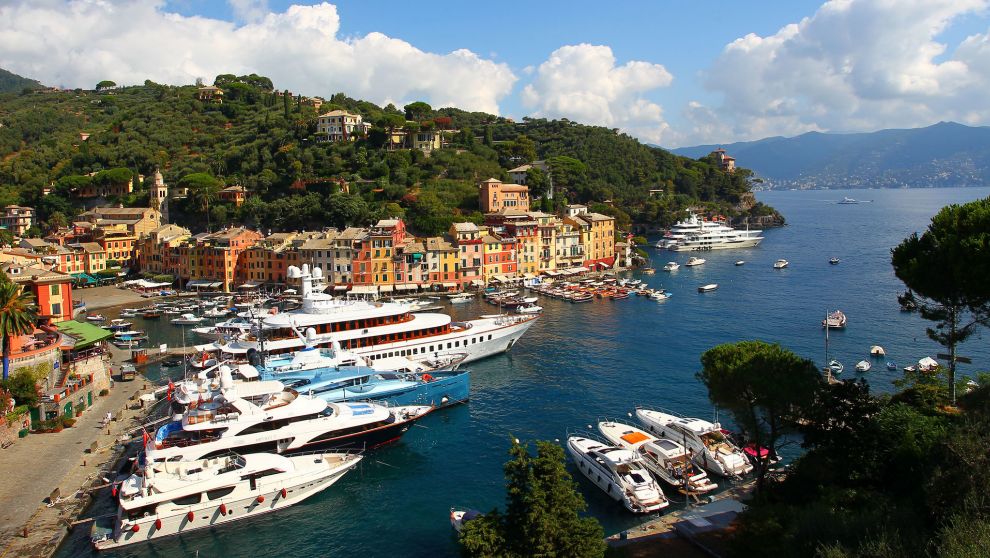 Marina de Portofino, en Italia, se encuentra entre los cinco...