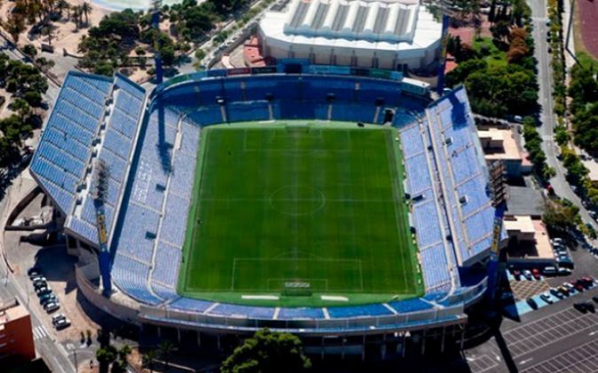 Estadio Rico Pérez de Alicante.