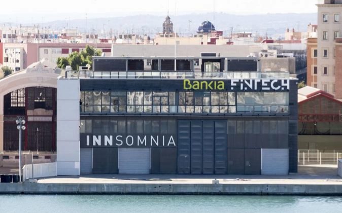 Instalaciones de la aceleradora Bankia Fintech by Innsomnia en la...