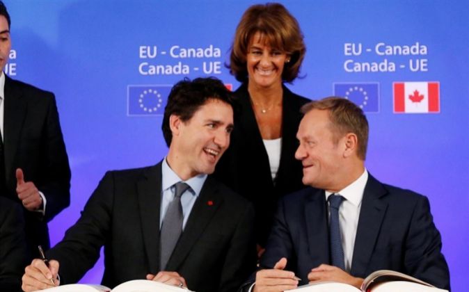Acuerdo comercial entre la Unión Europea (UE) y Canadá, conocido...