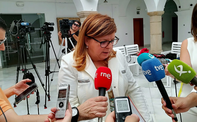Portavoz de Ciudadanos en la Asamblea de Extremadura, María Victoria...