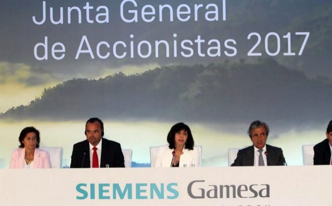 Junta de accionistas de Siemens Gamesa.