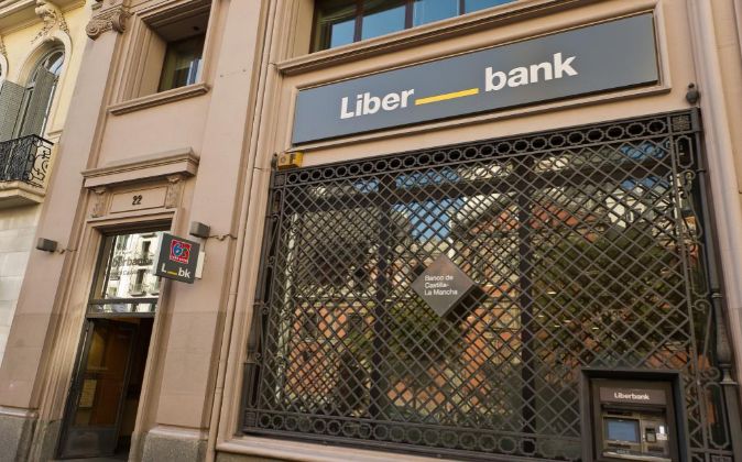 Sucursal de Liberbank en Madrid.