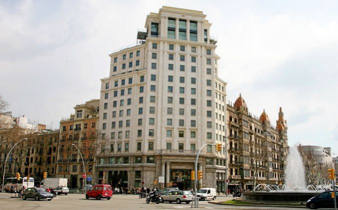 Edificio de apartamentos de lujo en el Paseo de Gracia