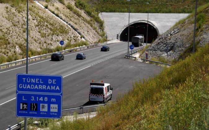Tunel de Guadarrama, en la AP6, gestionada por Abertis.