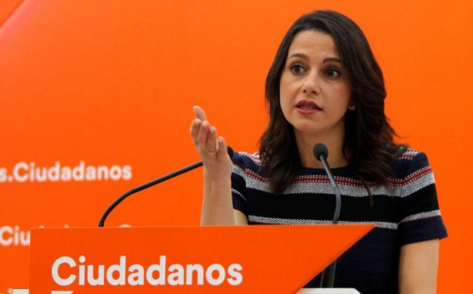 La líder de Cs en Cataluña, Inés Arrimadas.
