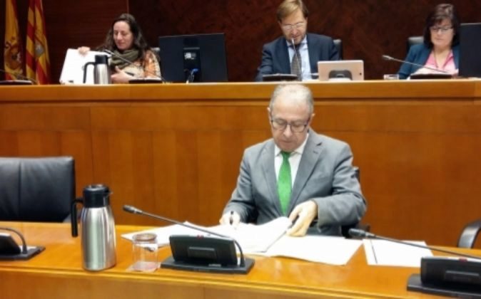 Fernando Gimeno en la Comisión de Hacienda
