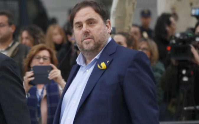 El vicepresidente cesado de la Generalitat de Cataluña, Oriol...