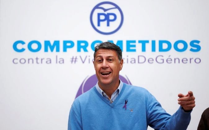 El presidente del PPC y candidato a la presidencia de la Generalitat...