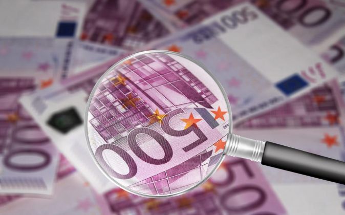 El valor total de los billetes de 500 euros fue en octubre de 20.000...