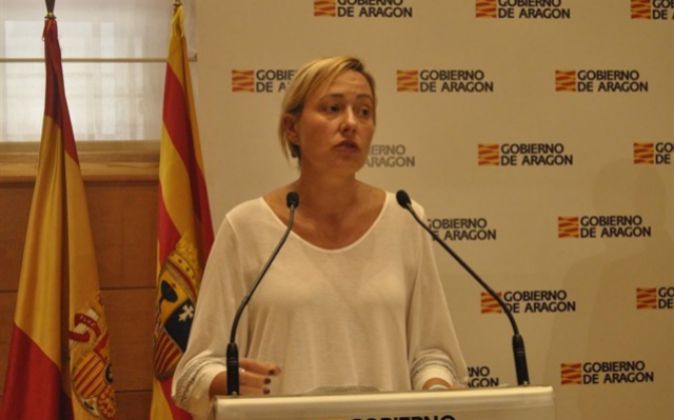 Marta Gastón,  consejera de Economía, Industria y Empleo del...