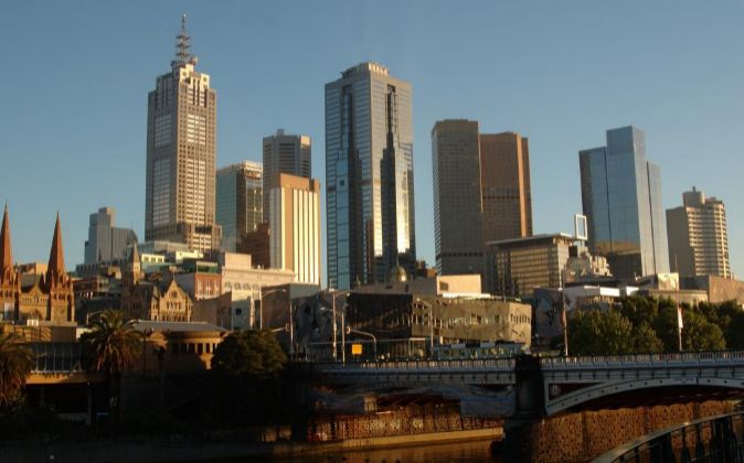 Vista de Melbourne (Australia).