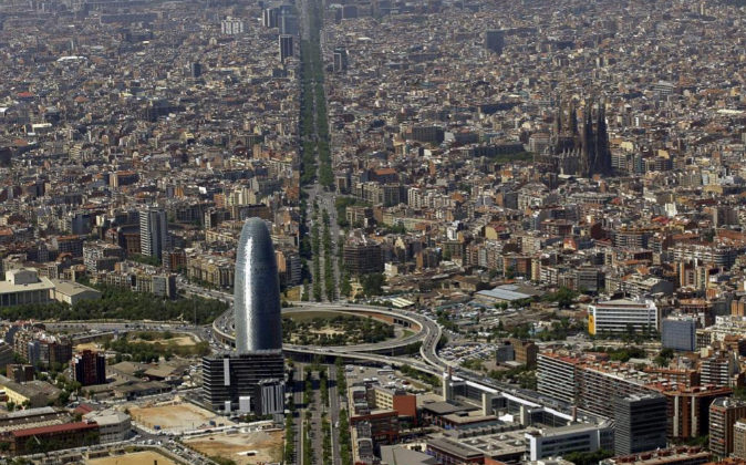 Vista aérea de Barcelona en una imagen de archivo.